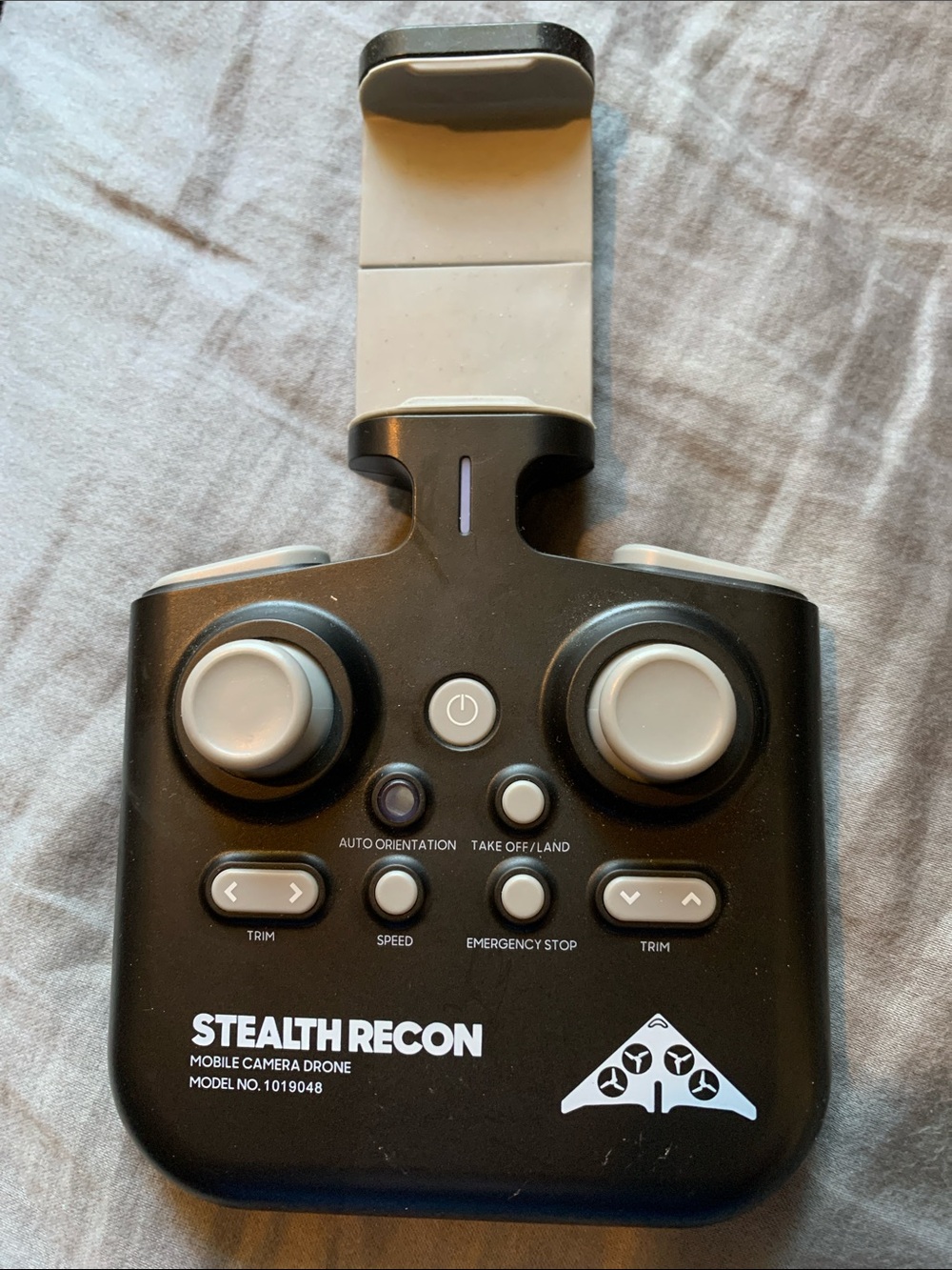Black Mobile Camera Drone Controller